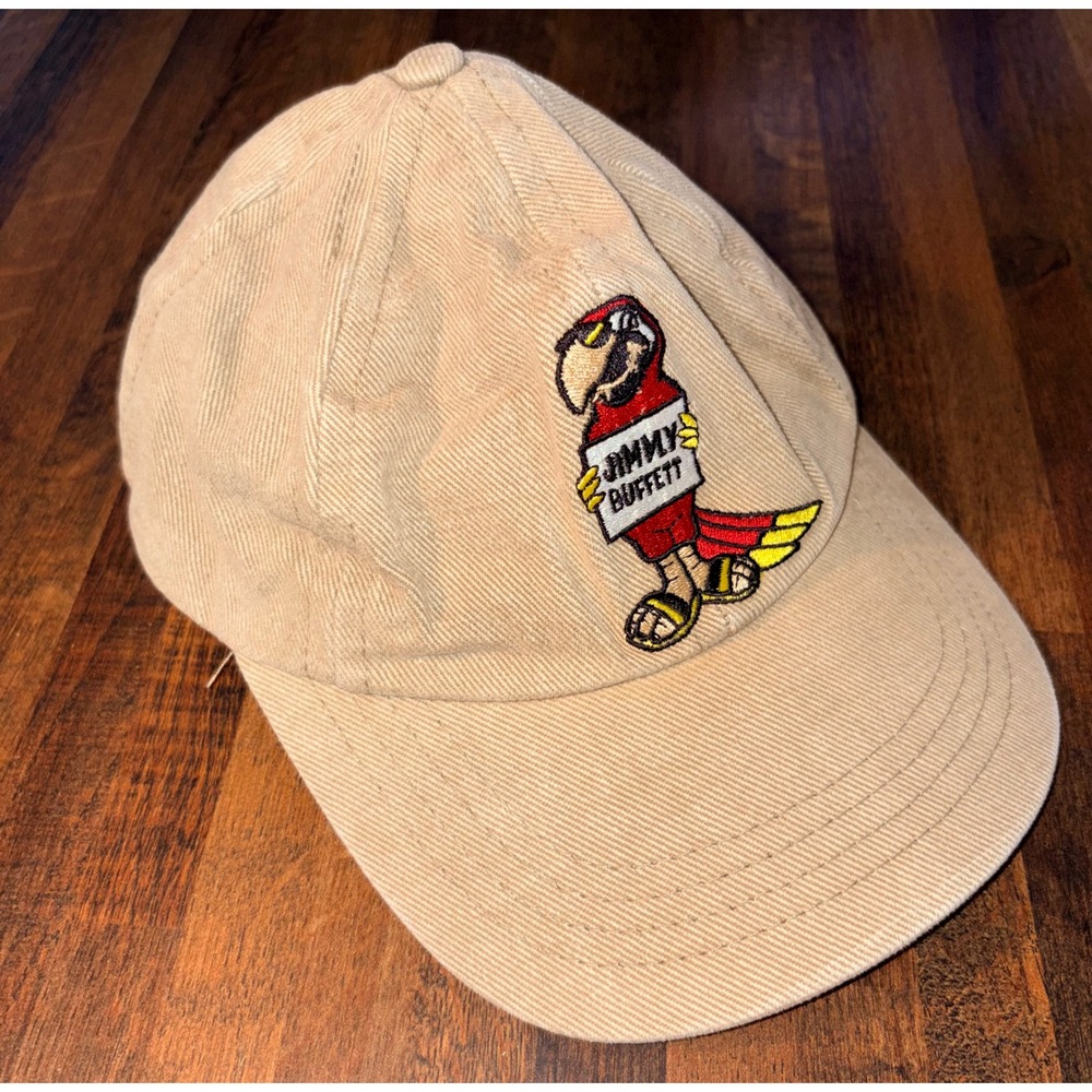 Vintage Jimmy Buffett Tour 2000 Tuesdays Thursdays Saturdays Snapback Hat Tan